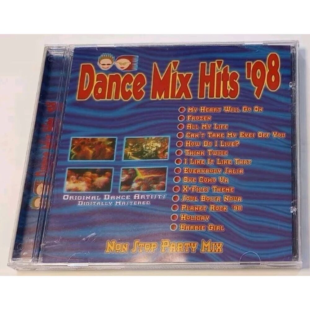 Dance Mix Hits '98 CD (Tracks: 14) Non-Stop Party Mix Music Used